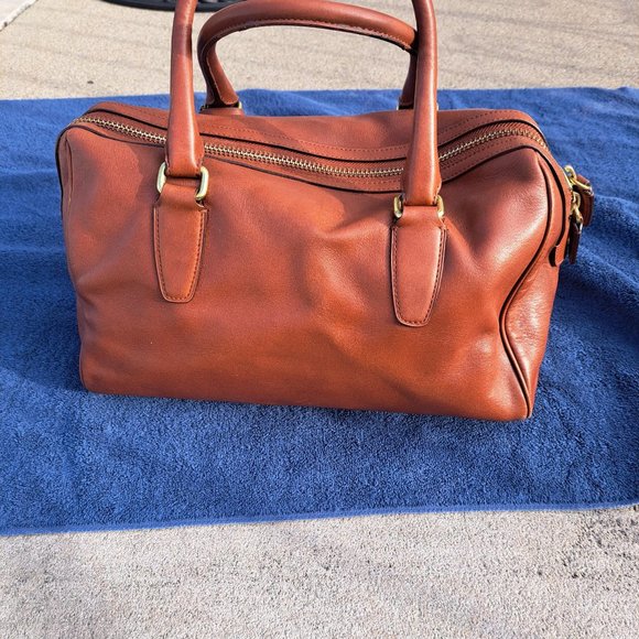Coach Legacy Haley Carryall in burnished amber & brass hardware - Picture 8 of 11